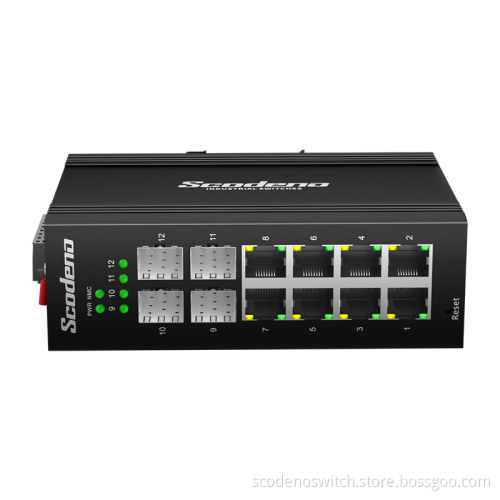 12 ports 2.5G Managed PoE Industrial Ethernet Switch